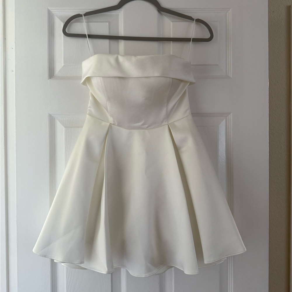 Meshki Eileen Satin Mini Dress